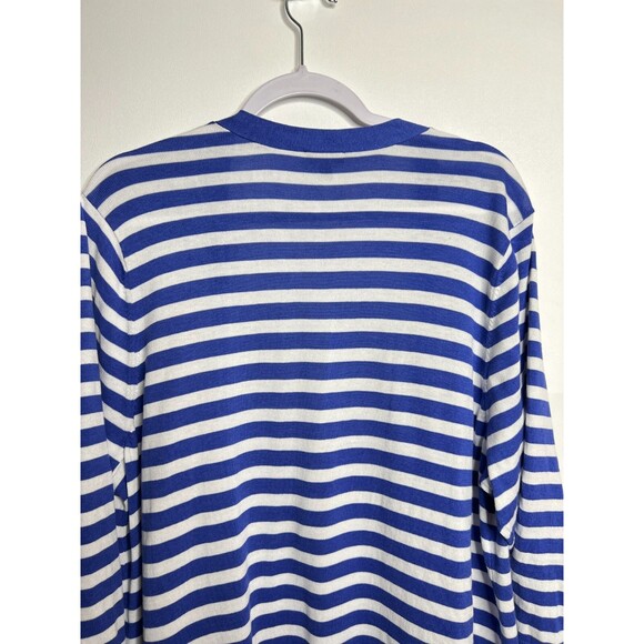 Talbots Cardigan Sweater Womens Plus Size 2X Open Front Striped Long - Picture 5 of 11